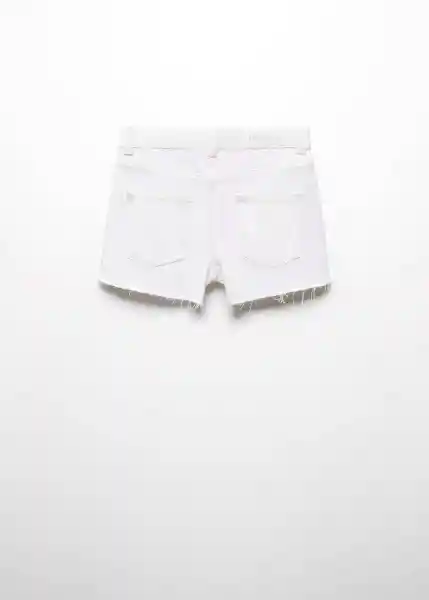 Short Isa Blanco Talla 13 Niñas Mango