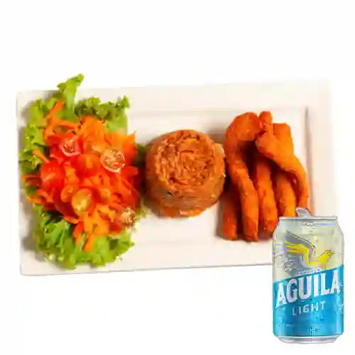 Combo Especialidad Mixta + Aguila Light Lta 330ml