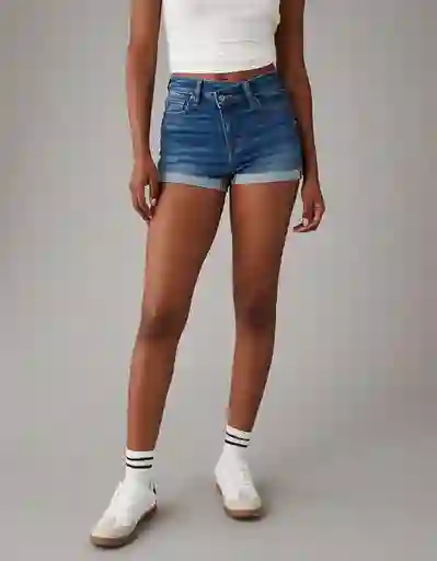 Short Mujer Azul Talla 6 7745334 American Eagle