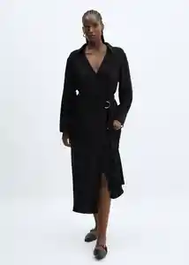 Vestido Sasha Negro Talla S Mujer Mango