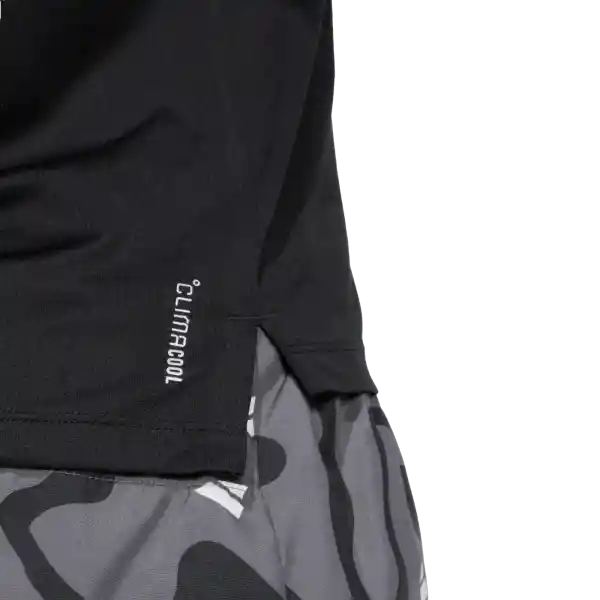 Adidas Camiseta Run It Bl Tee Correr Mujer Negro Talla S