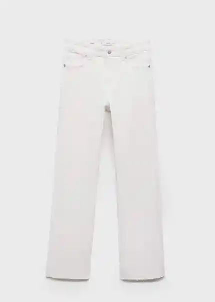 Jean Sienna Blanco Talla 38 Mujer Mango