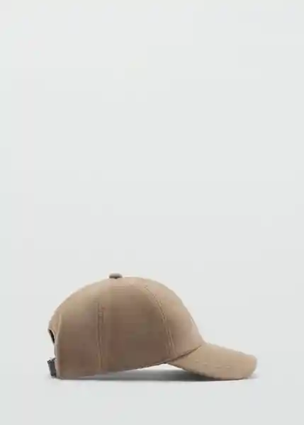 Gorra Lana Camel Talla 99 Hombre Mango