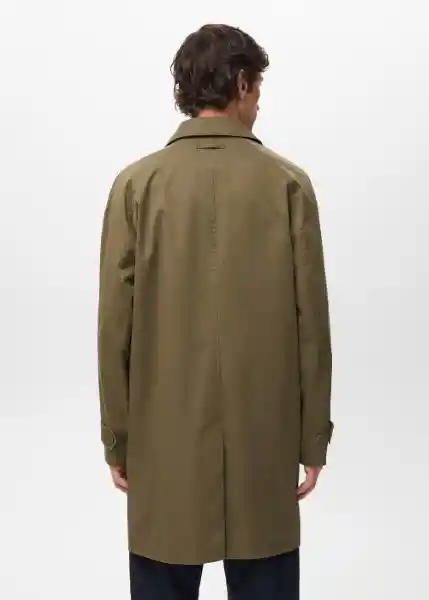 Abrigo Parka Chayton Khaki Talla M Hombre Mango