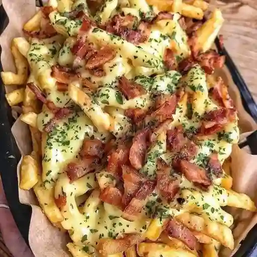 Salchipapa para 2 personas