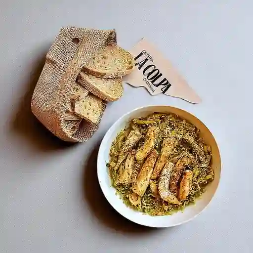 Casarecce Verde, Pesto de Pistachos