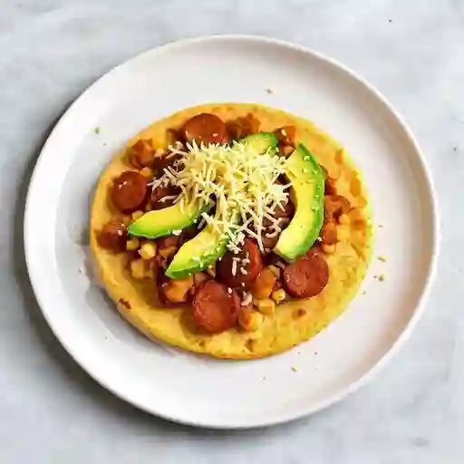 Arepa Mixta Chicharrón