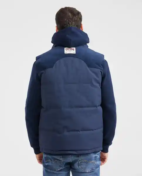 Chaleco Double Side Azul Medianoche Ultra Oscuro M Chevignon