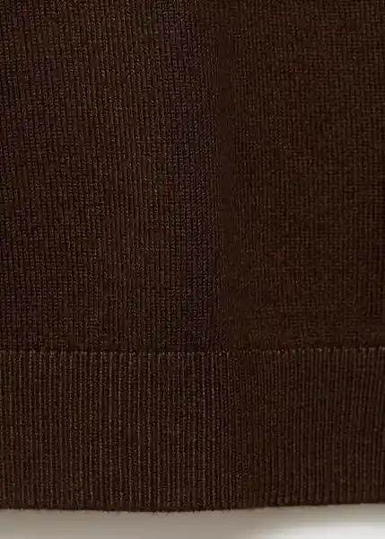 Jersey Basic Chocolate Talla S Mujer Mango