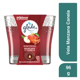 Glade Ambientador Vela Manzana y Canela 96 g