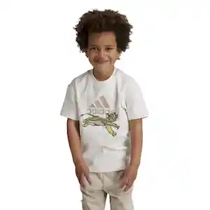 Adidas Camiseta Lk Dy Lk T Para Niño Blanco Talla 4T Ref: IV9643