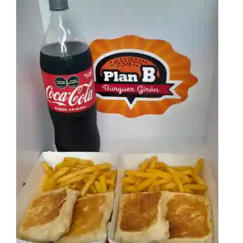 Combo Dos Wraps Especial Plan B Burguer