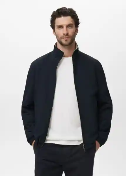 Chaqueta Nada Navy Talla M Hombre Mango