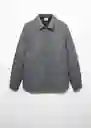 Buzo Sudadera Alludias Gris Medio Vigoré Talla L Hombre Mango