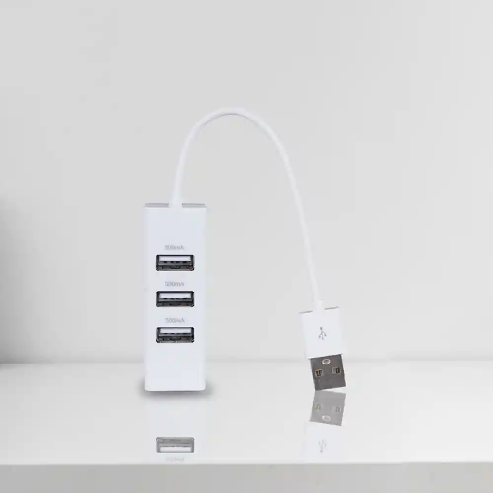 Puerto Usb de 4 Entradas Blanco E-Wc2-21213-B Miniso