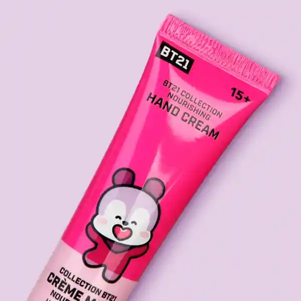 Crema de Manos Nutritiva Serie Bt21 Happy Peach Scent Miniso