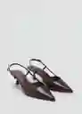Zapatos Tonio Chocolate Talla 37 Mujer Mango