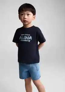 Camiseta Littlep Navy Talla 66 Niños Mango