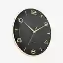 Present Time Reloj de Pared Mecanismo Silencioso Sienna Negro