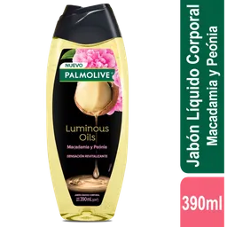 Jabón Líquido Corporal Palmolive Luminous Oils Macadamia y Peónia 390ml