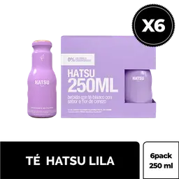 Té Hatsu Lila 6 Pack Botella x 250 mL