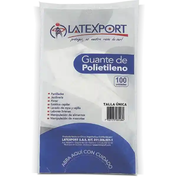 Latexport Guante Polietileno