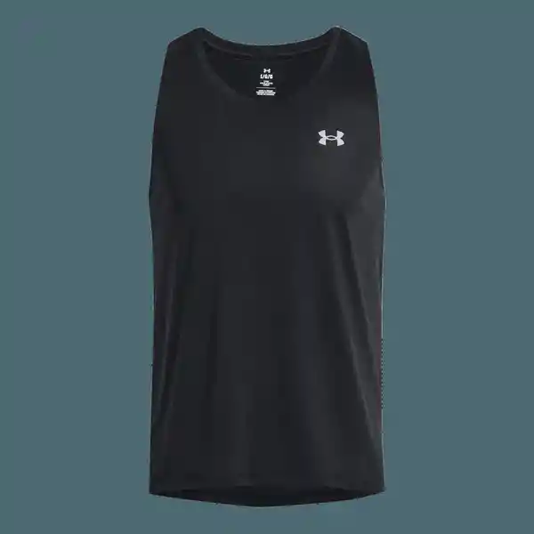 Under Armour Camiseta Streaker Hombre Negro LG Ref: 1382585-001