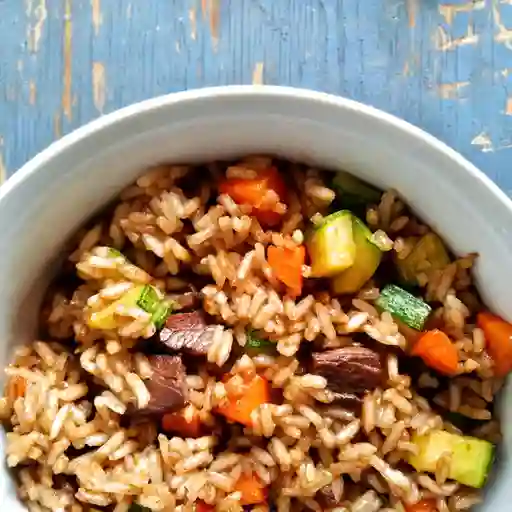 Yaki pollo y langostinos