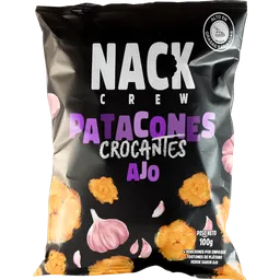 Nack Crew Patacones Crocantes Sabor Ajo