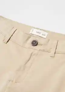 Pantalón Piccolo 5 Beige Talla 06 Niños Mango