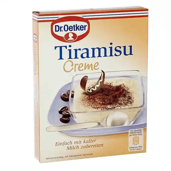 Dr. Oetker Postre Crema de Tiramisu