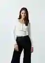 Buzo Tejido Mujer Crudo Marfil Claro Talla M 482G015 Naf Naf