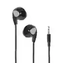 Miniso Audífonos de Cable Clásico Negro 1.2 m