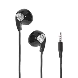 Miniso Audífonos de Cable Clásico Negro 1.2 m