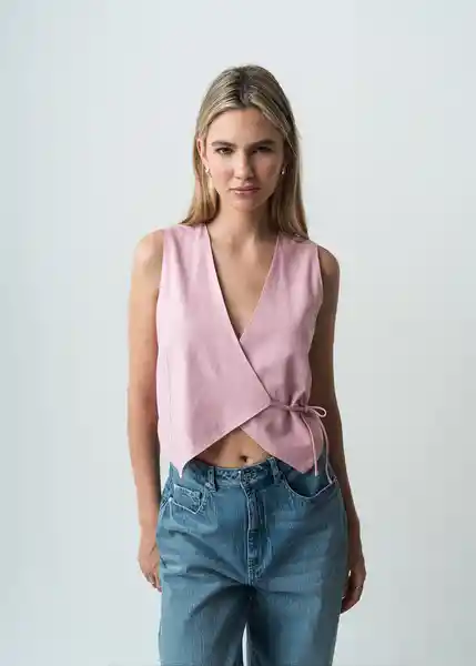 Camisa Love Mujer Rosa Bonbon Claro T M 412G343 Naf Naf