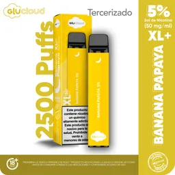 Glu Cloud Vaporizador Banana Papaya XL/2000 Puff