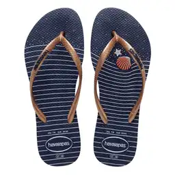 Havaianas Sandalias Slim Nautical Azul Talla 39-40