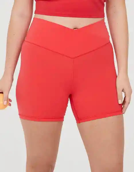 Leggings Aerie Rojo Talla LARGE 6013862 American Eagle