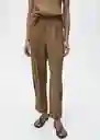 Pantalón Moskito Verde Talla 40 Mujer Mango