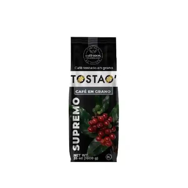 Tostao Café Supremo Tostado Grano