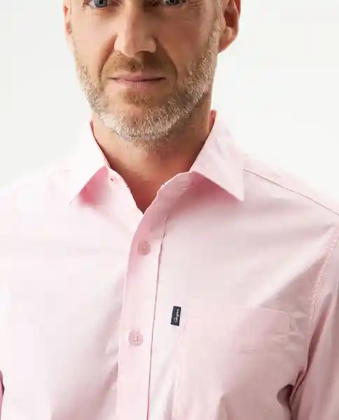 Camisa Carbón Pocket Rosa Manto Claro Talla M Chevignon