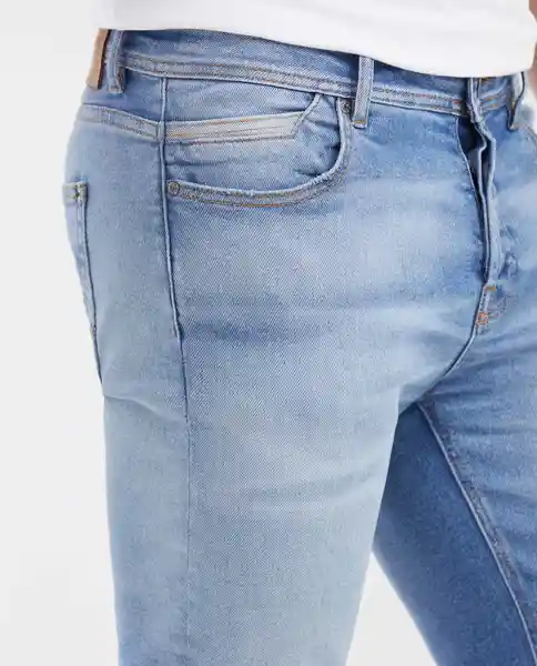 Jean Súper Slim Fit Rider Azul Francés Medio T 32/32 Chevignon