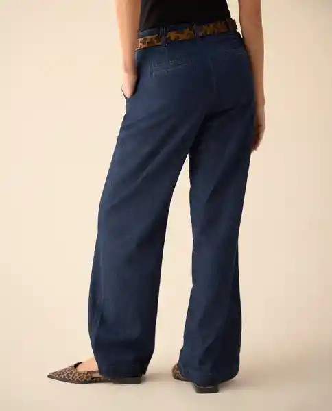Jean Azul Prusia Oscuro Talla 6 171G000 Espirit