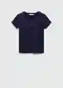 Camiseta Chalapi Rosa Talla S Mujer Mango