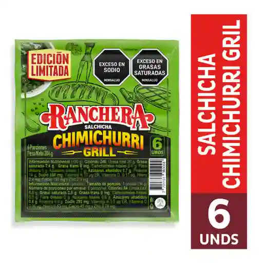Ranchera Salchicha Chimichurri Grill 204 g