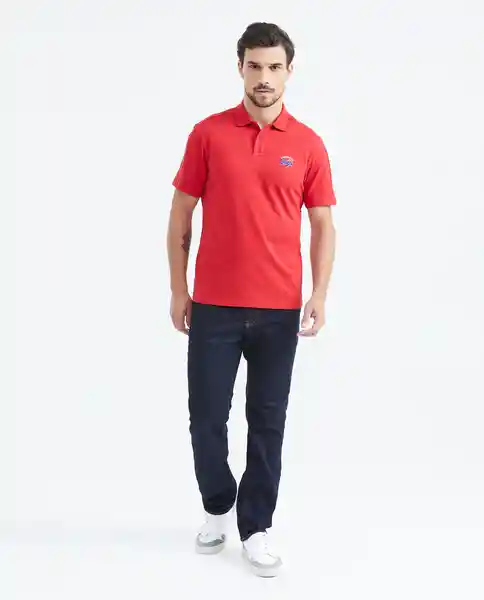 Camiseta Polo Rojo Salsa Oscuro Talla XL Chevignon