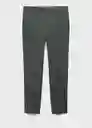 Pantalón Milan Verde Talla 48 Hombre Mango