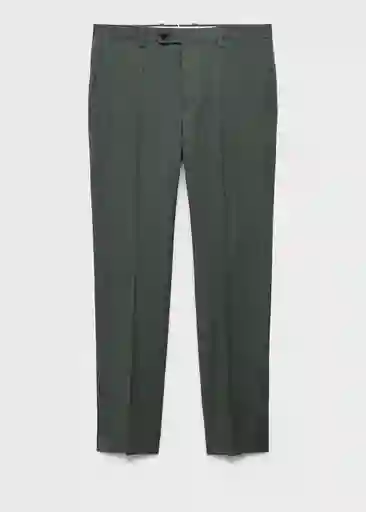 Pantalón Milan Verde Talla 48 Hombre Mango
