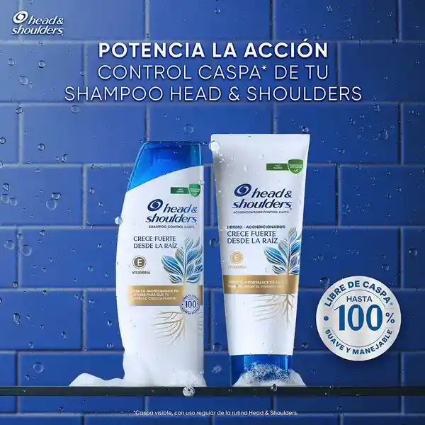 Acondicionador HS Head Shoulder Control Caspa Crece Fuerte desde la Raiz Head and Shoulders Rinse 300 ml