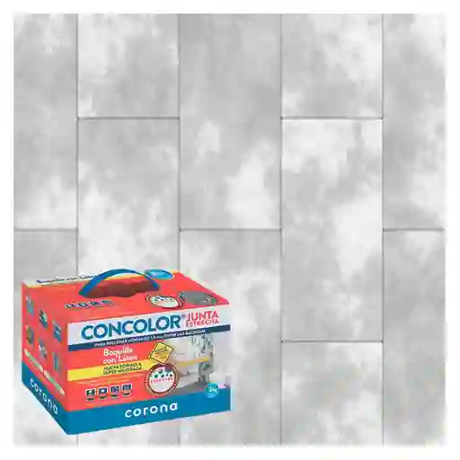 Corona Adhesivo Sellador Concolor Junta Estrecha Gris Claro